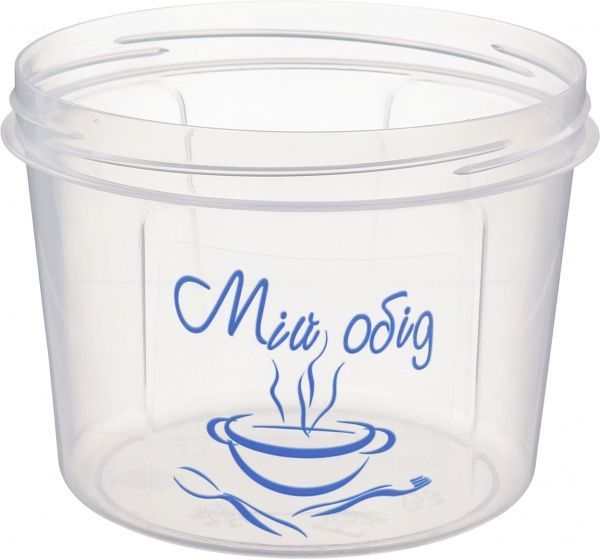 Контейнер Мій обід 0,5 л із гвинтовою кришкою №68 Народний продукт
