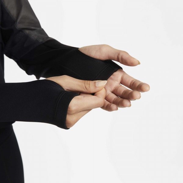 Джемпер Nike W NK DF RUN DVN CREW DD5263-010 р. L черный