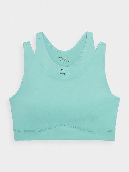 Бра 4F SPORT BRA 4FAW22USBAF055-35S р.M бірюзовий