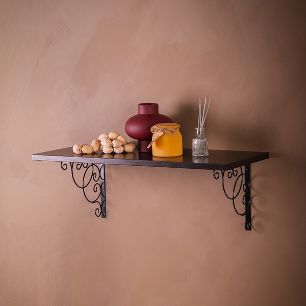 Кронштейн Larvij Фиоре черный L7655BL