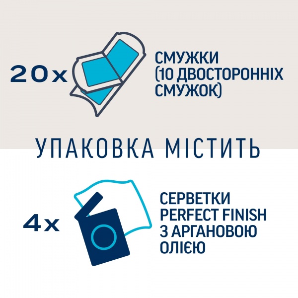 Воскові смужки Veet Professional для чутливої шкіри обличчя 20 шт./уп.