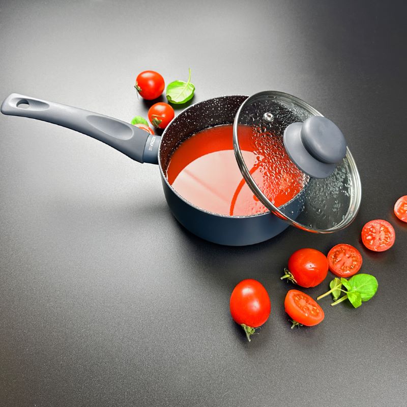 Сотейник с крышкой Vinzer Stone Induction Line 1,2 л 5044