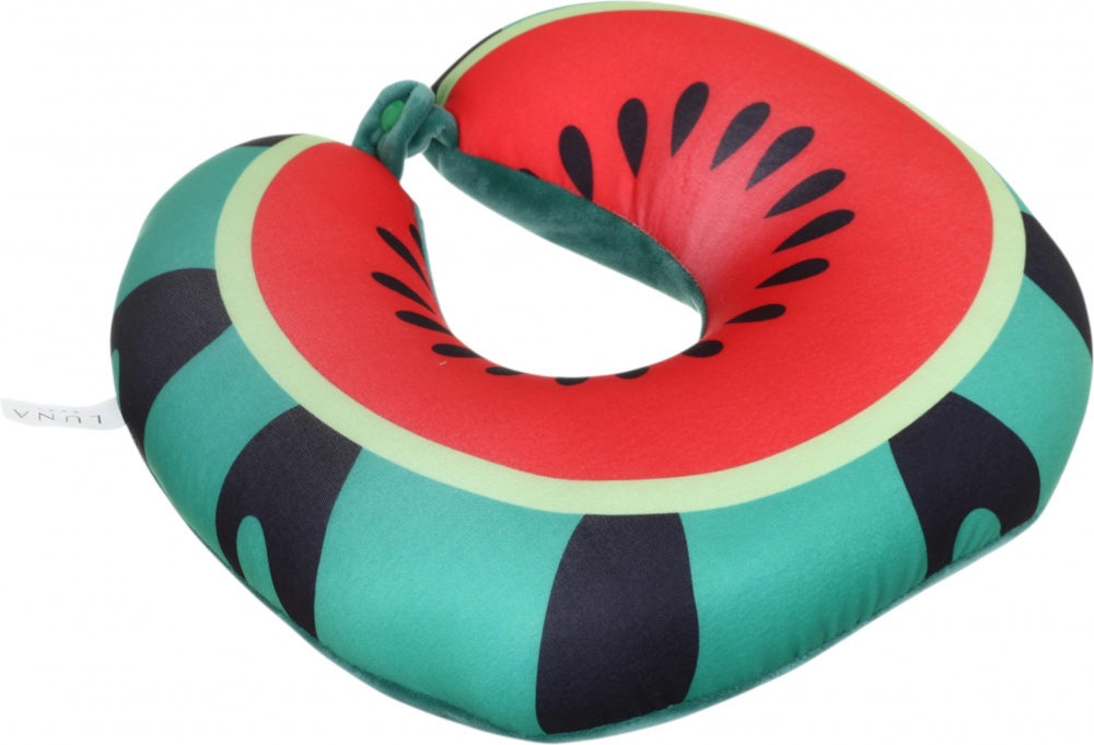 Подушка дорожня Watermelon Luna 30x30 см різнокольоровий