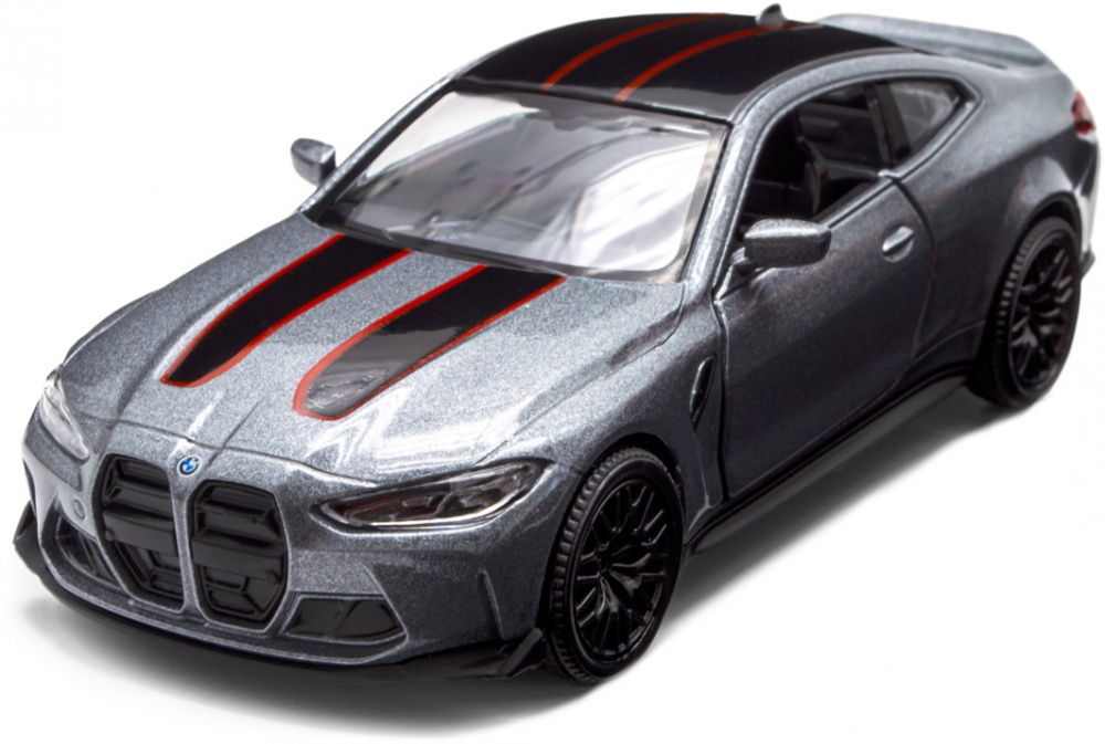 Автомодель TechnoDrive 1:43 BMW M4 CSL 2023 сірий 250436U