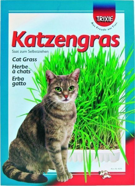 Трава Trixie для кошек 100 г пакет, 4236