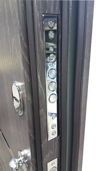 Двері вхідні Булат Сек'юриті 517 дуб немо карбон 2050x950мм праві