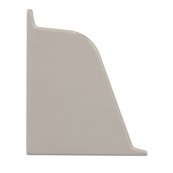 Заглушка LuxeForm 118 Rauwalon левая (98138) 35x28x4 мм серый