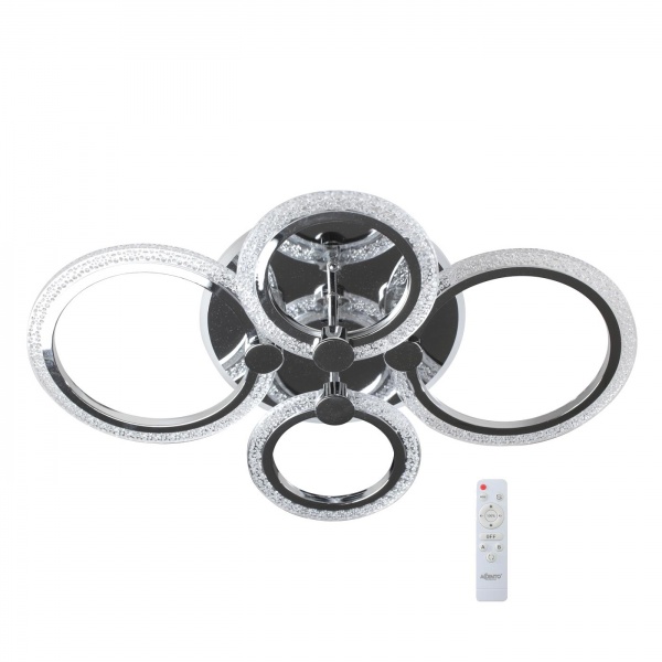 Світильник світлодіодний Accento lighting Gracia AP R 4 60 Вт хром 2800-6000+RGB К 