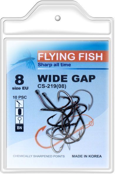Крючок Flying Fish №8 20 г 10 шт. CS-219(08)