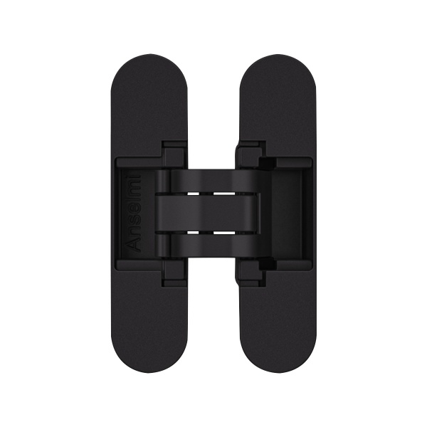Петля Anselmi AN 172 3D BLACK врізна 125x80x36 мм чорний універсальна 1 шт.