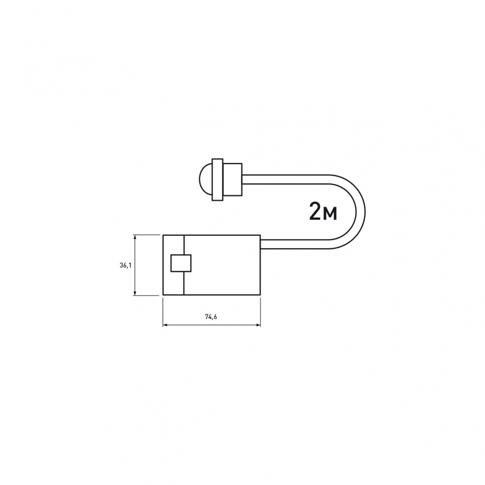 Датчик движения Euroelectric ST-28(WCS)