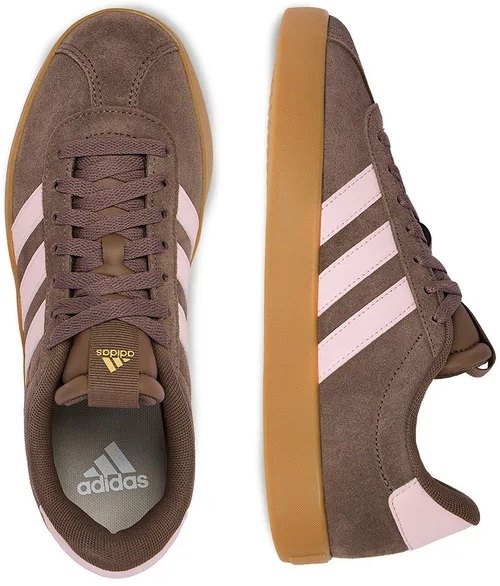 Кросівки жіночі Adidas VL COURT 3.0 EARSTR/CLPINK/GOLDMT IH6516 р.38 2/3 коричневі