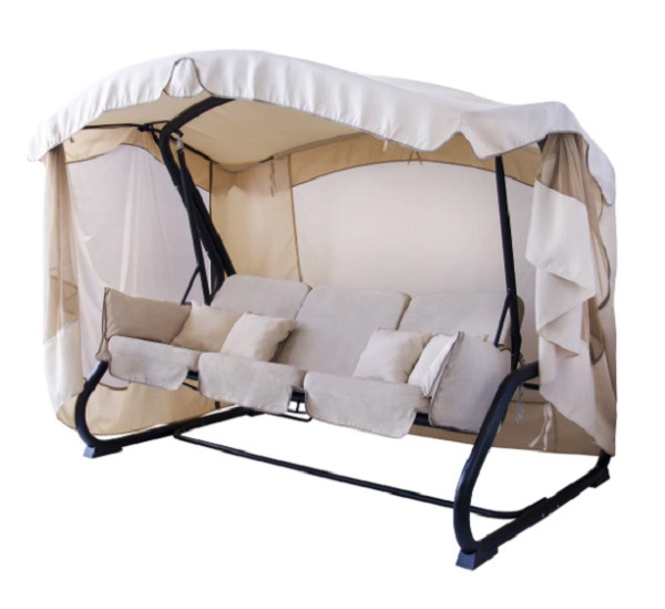 Гойдалка з навісом Vitan Аліса айворі 1880x2300x1520 мм