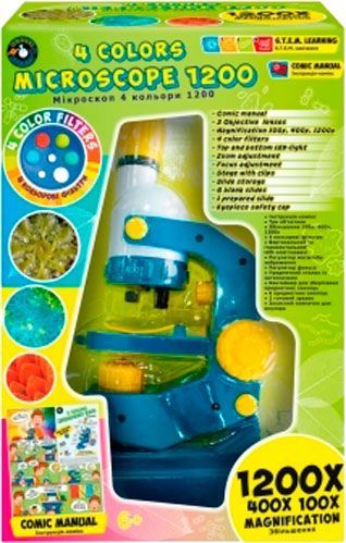 Игровой набор Science Agents Микроскоп 4 цвета 1200