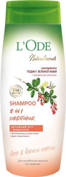 Шампунь Lode natural secrets Для ослабленого волосся 400 мл