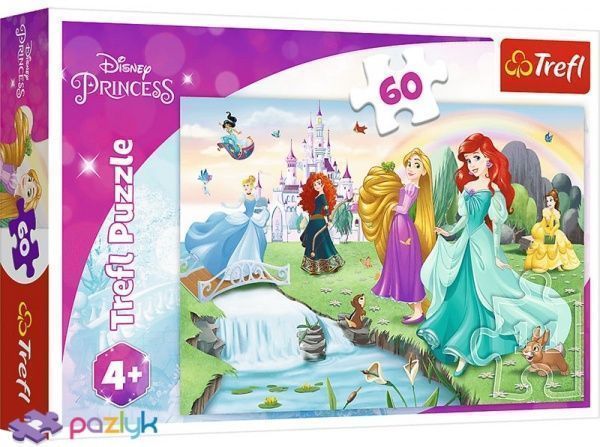Пазли Trefl Знайомство з принцесами 60 елементів 6337084