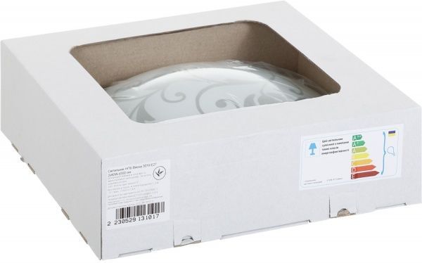 Светильник настенно-потолочный УТ Сяйво НПБ Весна 2x60 Вт E27 белый 3019 