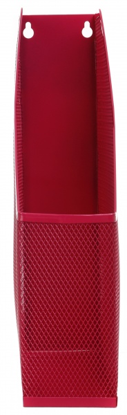 Лоток для бумаг вертикальный металл 25х72х32 см розовый Nota Bene