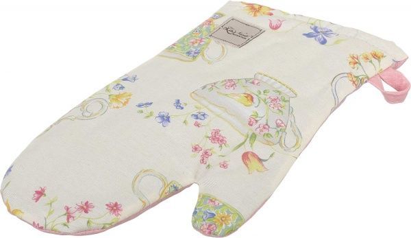 Рукавичка-прихватка Чашечки 16x33 см рожевий з малюнком La Nuit 