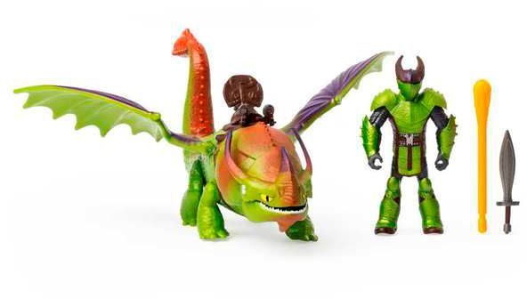 Игровой набор Spin Master «Как приручить дракона 3»: дракон Крушиголов и викинг Эрет 