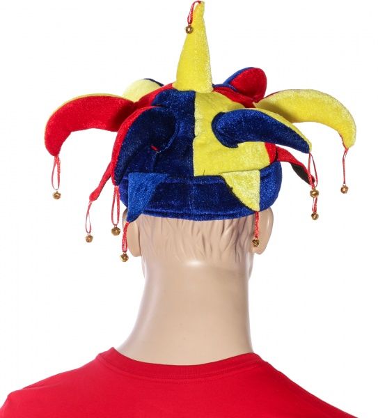 Колпак шута 58-60 см (полиэстер, вельвет) 460243