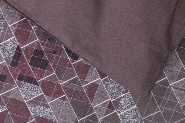 Комплект постільної білизни Basic Діметрі 2.0 фіолетовий La Nuit 