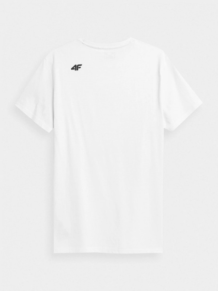 Футболка 4F T-SHIRT TSM015 H4Z22-TSM015-10S р.L білий