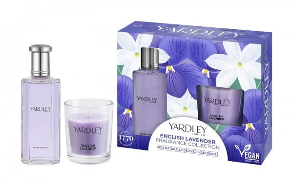 Набір подарунковий для жінок Yardley Lavender Туалетна вода 50 мл + Свічка ароматизована