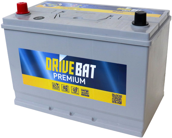 Аккумулятор автомобильный Monbat Drivebat Premium 6СТ-100 Азия 100Ah 820A 12V «+» слева