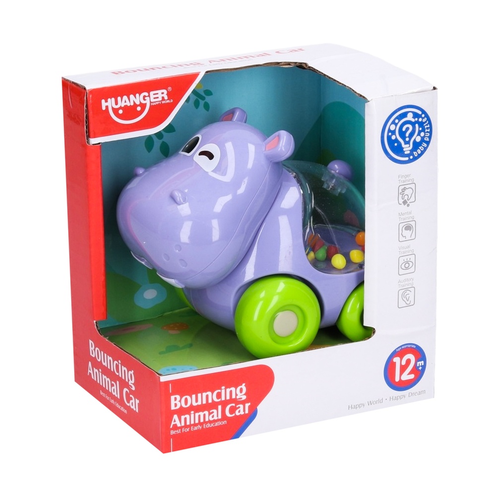 Іграшка-каталка Shantou Бегемот з кульками HE8059