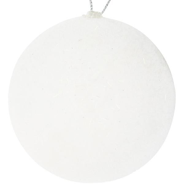 Шарик новогодний 8369 80 мм