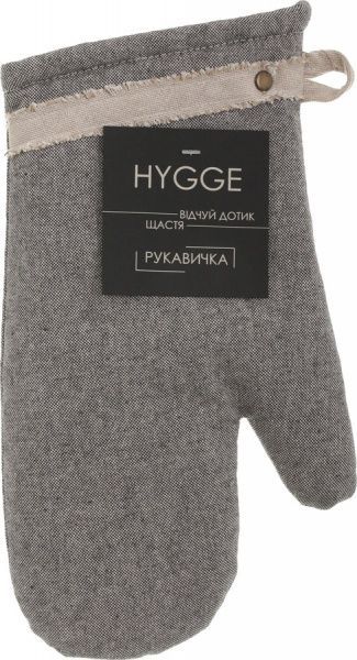 Перчатка-прихватка Huge black 16x33 см черный Прованс 