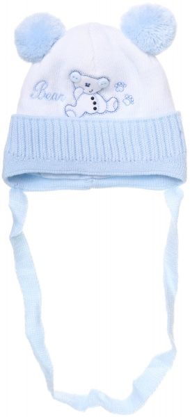 Шапочка дитяча для хлопчика Luna Kids р.36 блакитний 2105 