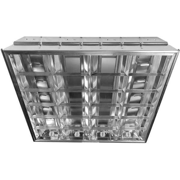 Светильник административный Светкомплект Northcliffe G13 Passat 418 A07 220 Вт IP20 серебряный 