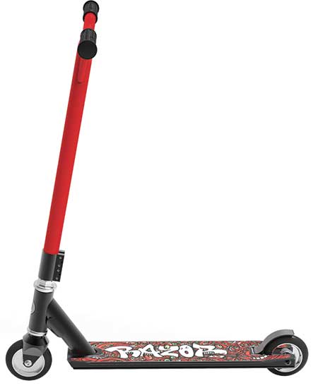 Самокат Razor Beast V6 трюковый красно-черный 750844 