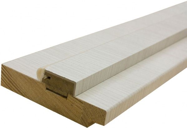 Дверная коробка ОМіС ПВХ Cortex с уплотнителем 80х34 мм Дуб Bianco Line