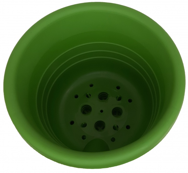 Горщик пластиковий Омела Пастель 4,5 л круглий (ТУ У 22.29-40031804-001:2024) 