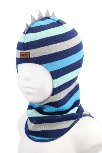 Шапочка дитяча для хлопчика Beezy Діно р.47-49 різнокольоровий 1715 