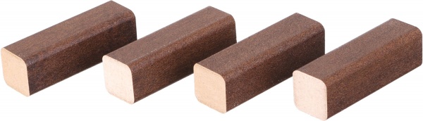 Комплект куточків МДФ ОМіС ферум 80x25x25 мм 