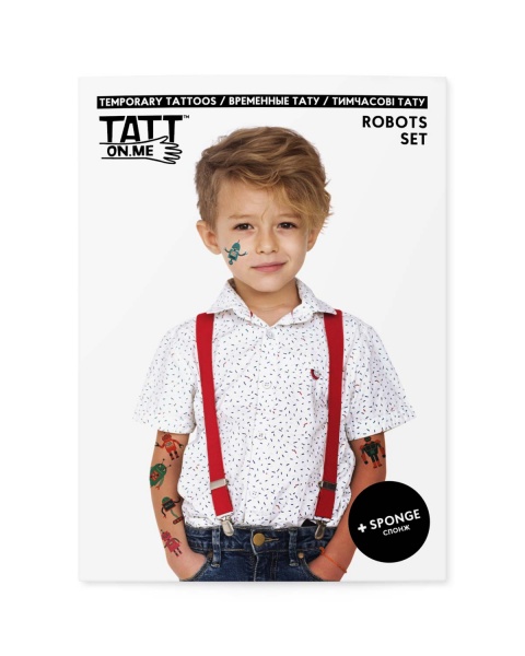 Тату временное TATTon.me Robots set