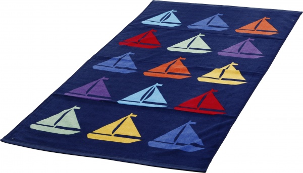 Полотенце пляжное Boats 71x147 см разноцветный Luna 