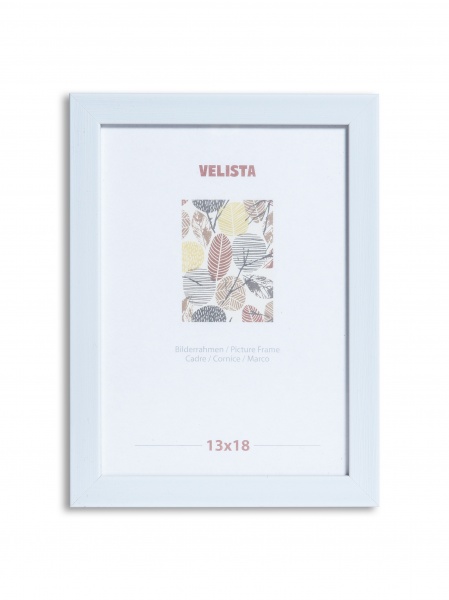 Рамка для фото Velista 15H-015v 1 фото 13х18 см белый 