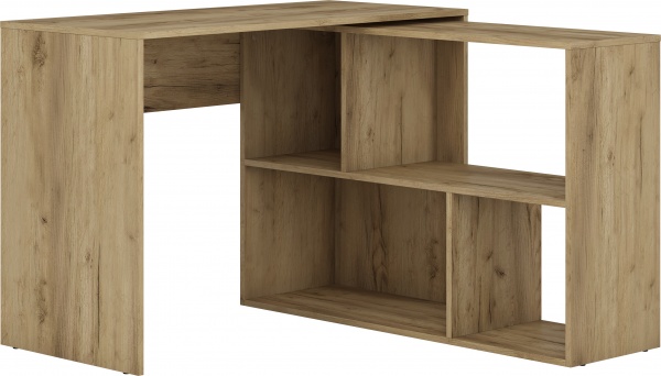 Стол письменный Грейд Бремен Дуб крафт золотой 