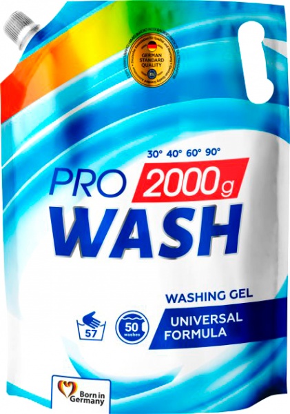 Гель для машинного та ручного прання Prowash універсальний 2 кг 