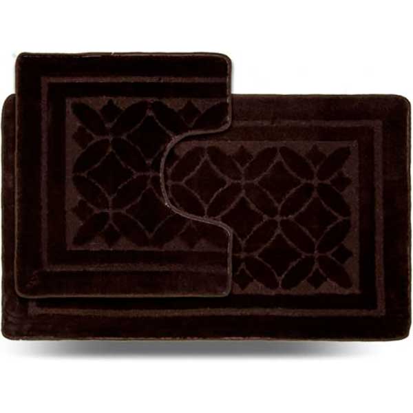 Набор ковриков Dariana Стандарт 60x100 + 60x50 Рамка коричневий