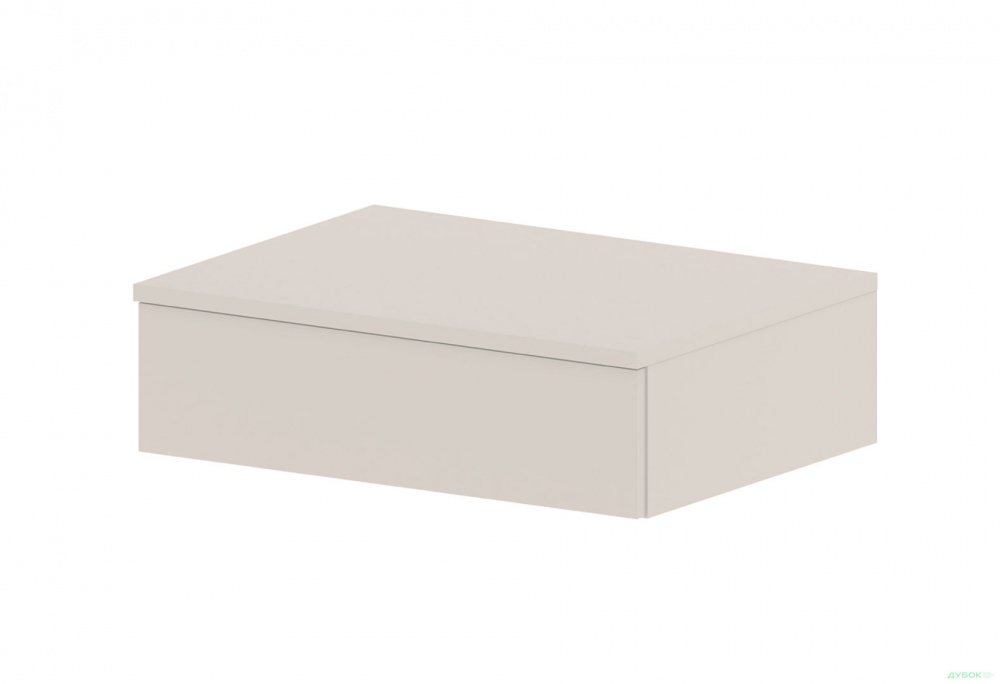 Тумба навісна Світ Меблів Тая 550x160x410 мм кашемір/кашемір