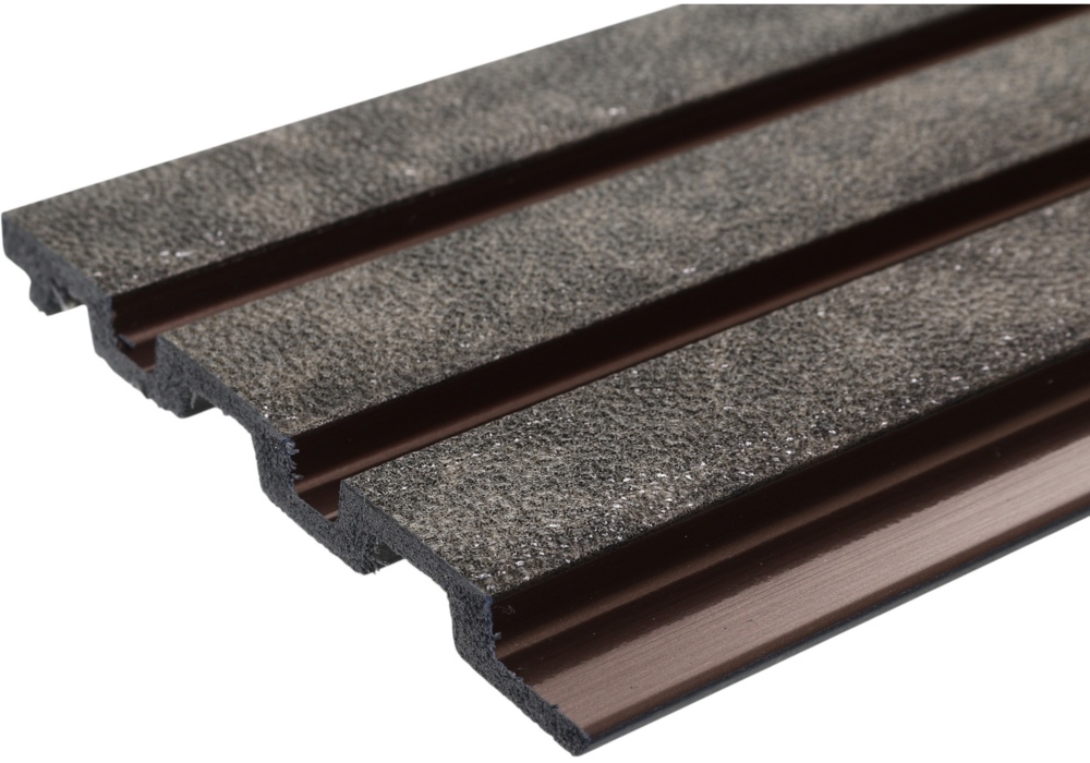 3D-панель с ПВХ JP32-N-4341 119х12х2900 мм (0,34 м.кв) графит