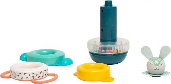 Іграшка-пірамідка Taf Toys Кролик колекція Полярне сяйво 12445