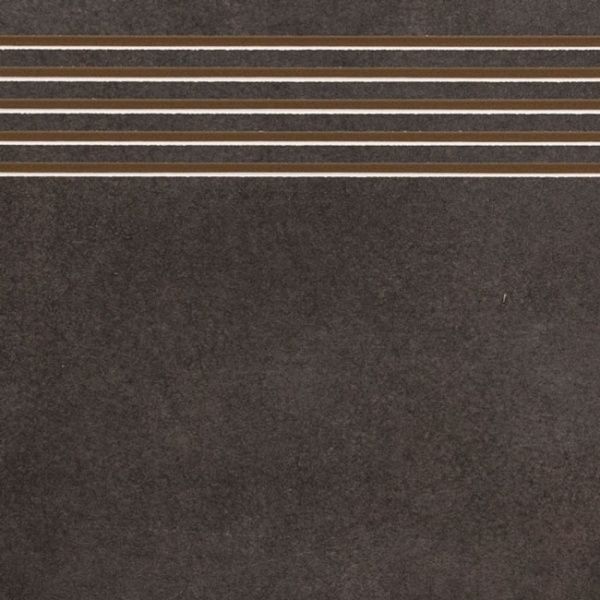 Плитка Cersanit Сіті Скверс антрацит сходинка 29,8х59,8 