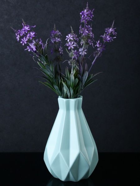 Ваза Азуми h=22 см мятная Наша Кераміка